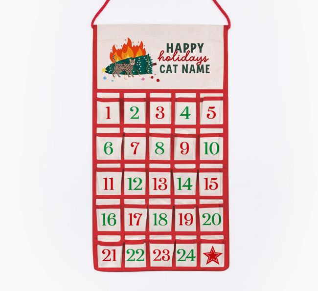 Happy Holidays: Personalized {breedCommonName} Advent Calendar